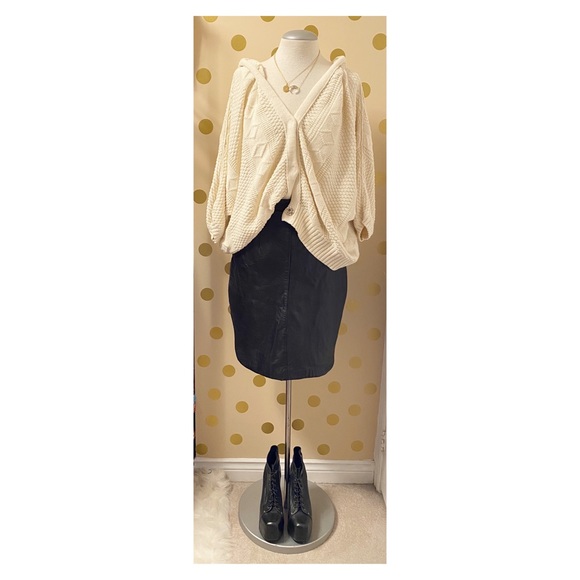 Free People – Cardigan Sweater with Hood